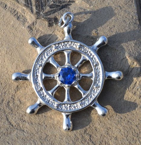 RUDDER, SILVER PENDANT, AG 925