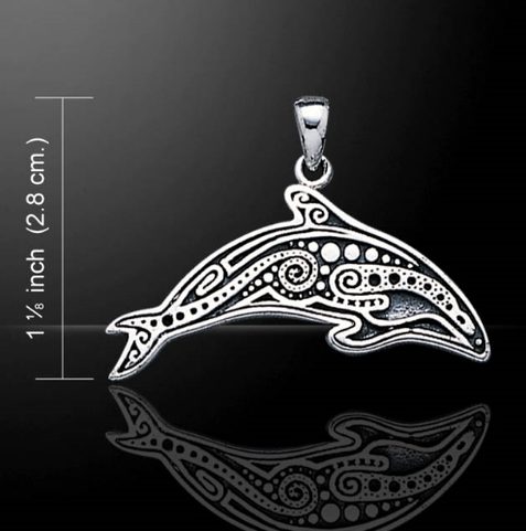 ABORIGINAL SHARK, SILVER PENDANT, AG 925