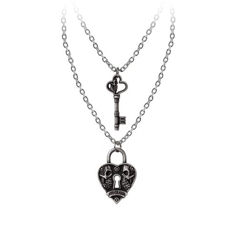 NECKLACE, KEY TO ETERNITY, ALCHEMY GOTHIC