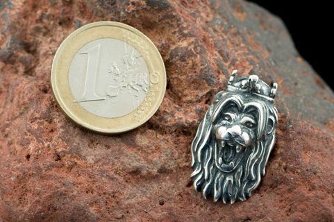 BOHEMIAN LION, PENDANT, STERLING SILVER
