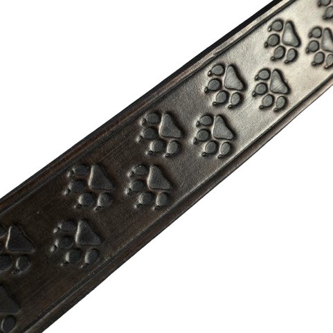 CEINTURE EN CUIR, TRACES DE LOUP