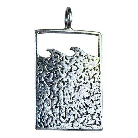 OCÉAN, PENDENTIF, ARGENT