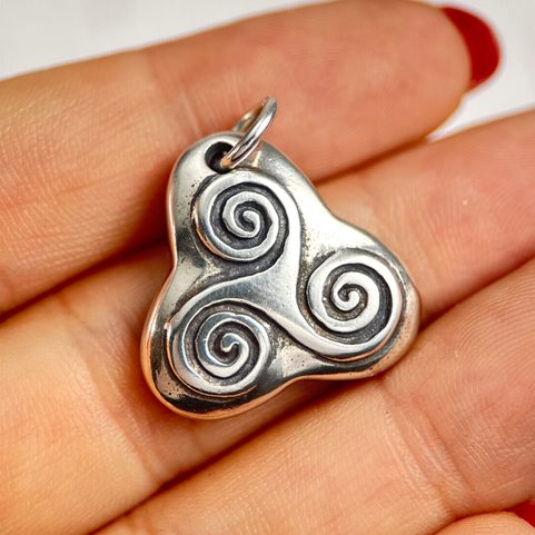 TRISKEL VOLL, ANHÄNGER, SILBER 925,10G