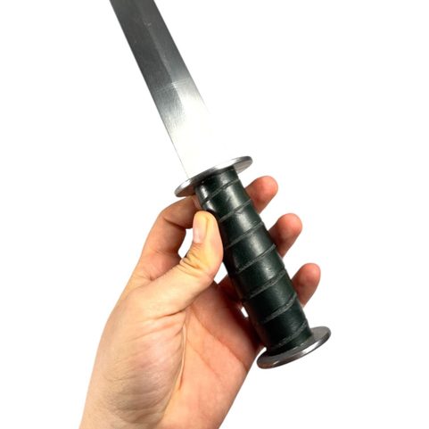 BOLLOCK DAGGER, 14TH CENTURY, BLUNT REPLICA, GREEN