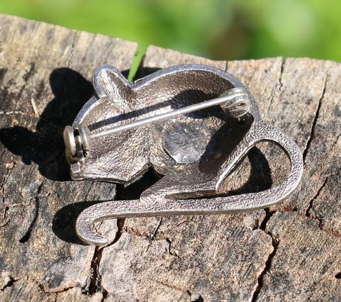 MOUSE, COSTUME BROOCH