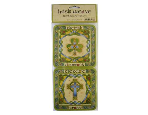 SET OF CELTIC COASTERS, CORK - 4 PIECES