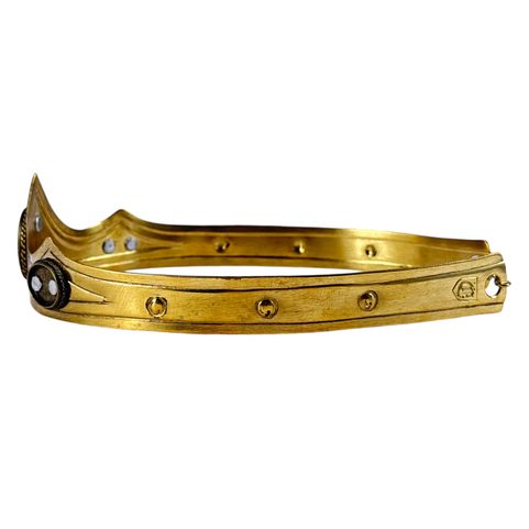 CARDIOLA, MEDIEVAL CROWN, BRASS