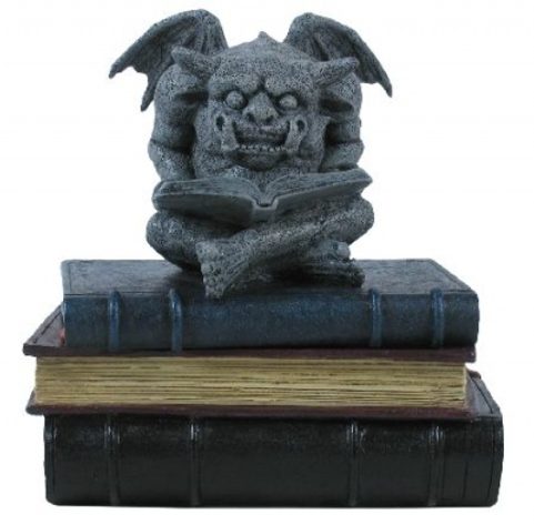 GARGOYLE IS READING, BOX