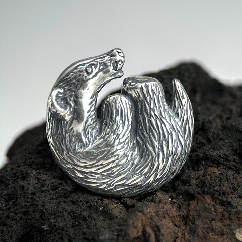 IGEL, ANHÄNGER, SILBER 925