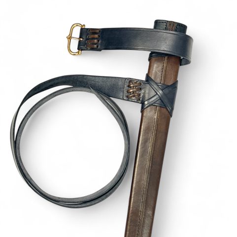 LEATHER SCABBARD FOR MEDIEVAL SWORD