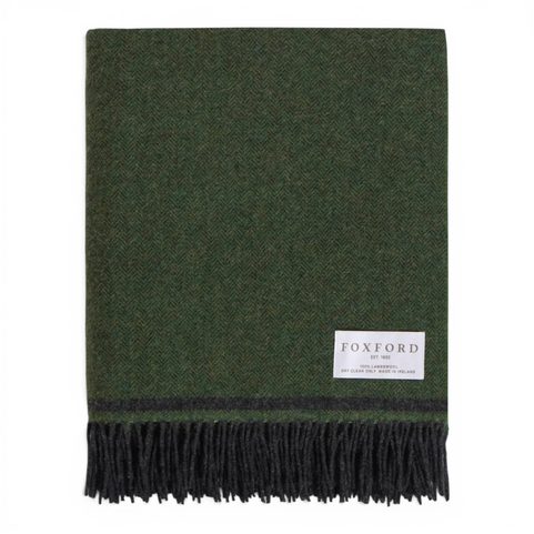 IRISH EOGHAN LAMBSWOOL THROW, FOXFORD
