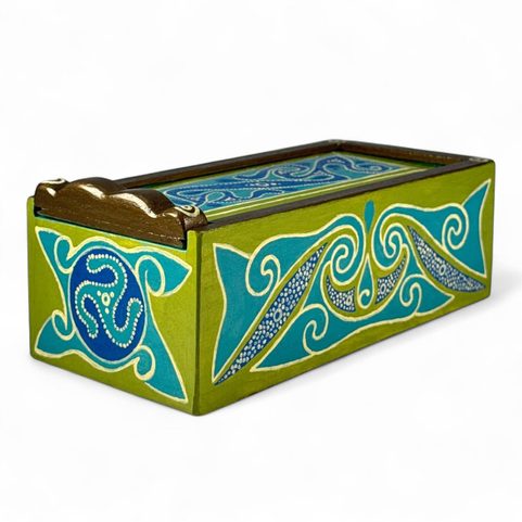 LA TÉNE, CELTIC WOODEN BOX, REPLICA
