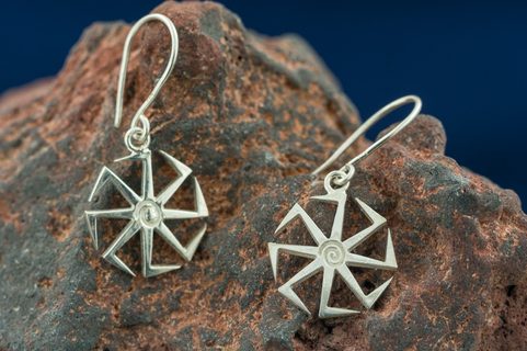 KOLOVRAT, SILVER EARRINGS