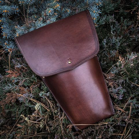 LEDER GÜRTEL CASE FÜR 3 WURFMESSER