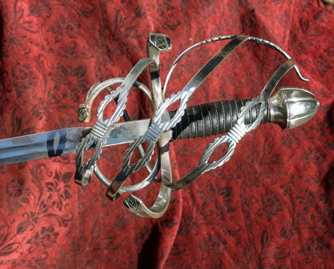 SABRE D'OFFICIER DANOIS - KARDE, RAPIÈRE