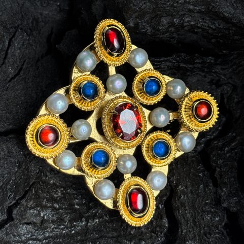 MEDIEVAL BROOCH, COLMAR, 14TH CENTURY
