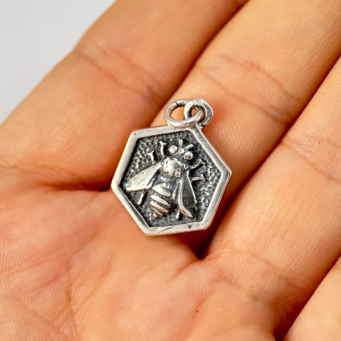 ABEILLE - PENDENTIF, ARGENT