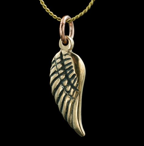 WING, BRONZE PENDANT