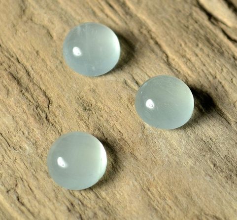 AQUAMARINE, CABOCHON GEMSTONE, 5 MM