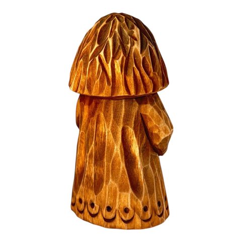 SLAWISCHE GÖTTIN ZIVA, GESCHNITZTE STATUE, HOLZ