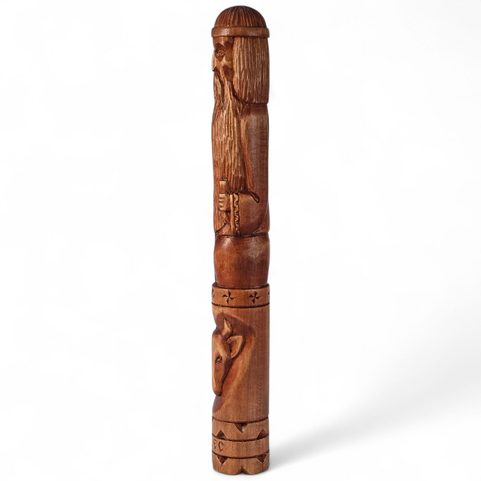 VELES, SLAVIC GOD OF THE FOREST, CARVED STATUE