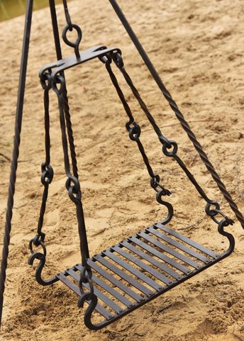 HISTORICAL GRILL GRATE, HAND FORGED
