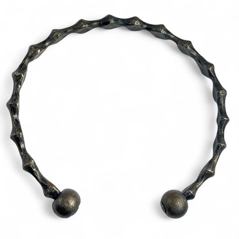 BIOINDUSTRIAL, HAND FORGED STEEL TORC, TORQUES