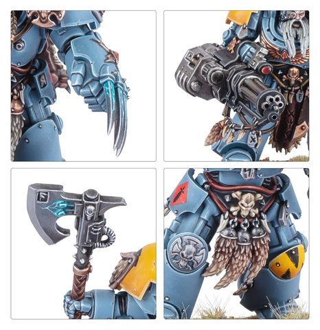 WARHAMMER 40K: SPACE WOLVES - WOLF GUARD TERMINATORS