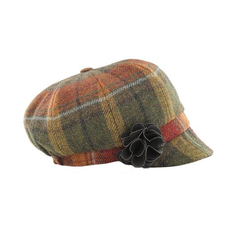 NEWSBOY IRISH HAT FOR LADIES, WOOL