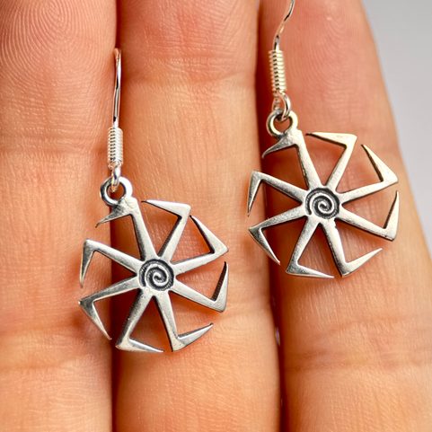 KOLOVRAT, SILVER EARRINGS