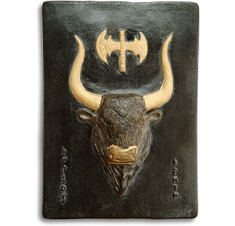 BULL'S HEAD, WALL DECORATION