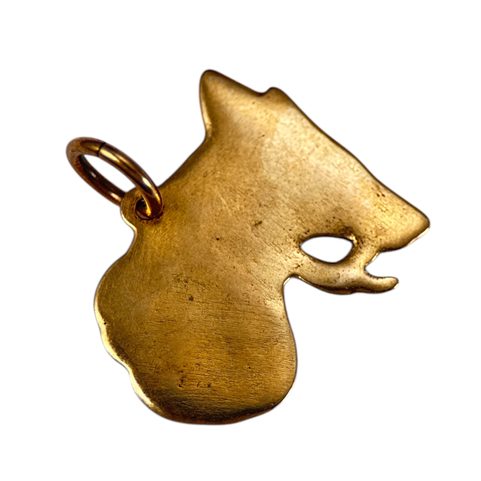 GRENZHUND, TSCHECHOSLOWAKEI ARMY, 1930ER JAHRE, BRONZE-ANHÄNGER