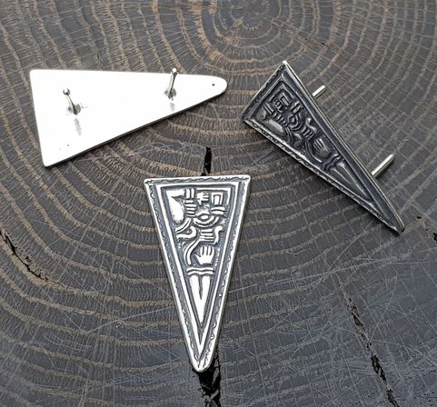 RIVET ANGLO-SAXON, TAPLOW, ARGENT