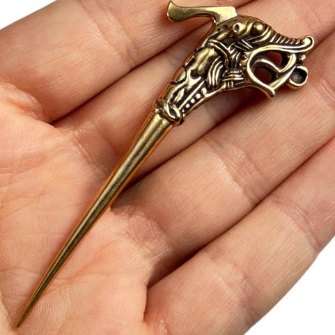 VIKING DRAGON BROOCH, BRONZE