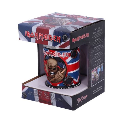 IRON MAIDEN SHOT GLASS 7CM