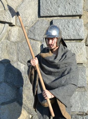 GALLOWGLASS - AX, IRLANDE, RÉPLIQUE FORGÉ, 16ÈME SIÈCLE