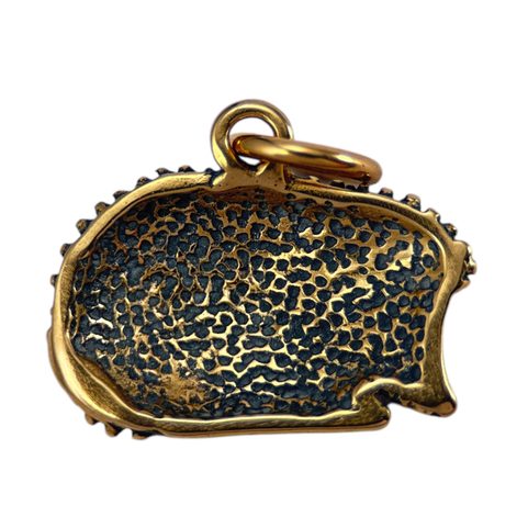 HEDGEHOG, BRONZE PENDANT