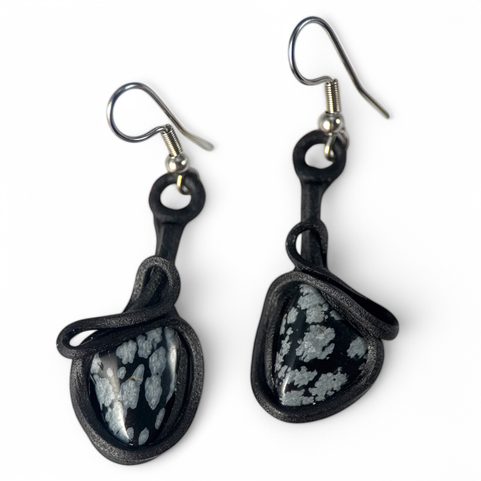 OBSIDIAN  EARRINGS