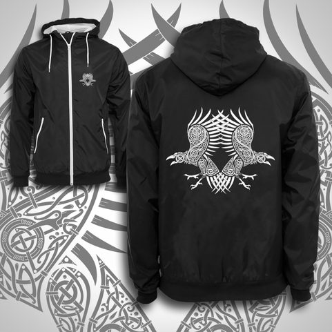HUGINN AND MUNINN, HOODED JACKET