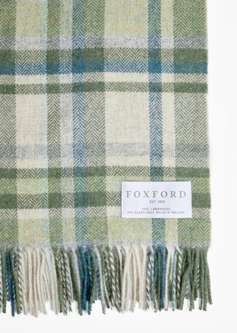 IRISH WOOL BLANKET, LAMB FOXFORD SLIEVEBOY