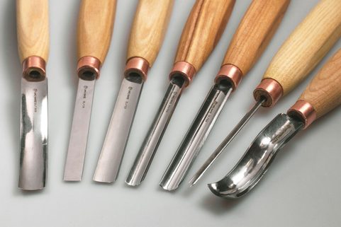 WOOD CARVING SET OF 7 CHISELS SC03