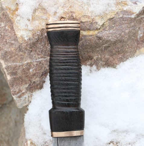 NEVIS, SCHOTTISCHES MESSER, DIRK, DAMASZENERSTAHL
