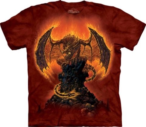 HARBINGER OF FIRE, DRAGON T-SHIRT, THE MOUNTAIN