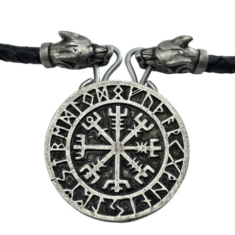 VEGVISIR, BOLO - COMPLET, ZINC, ARGENT ANTIQUE