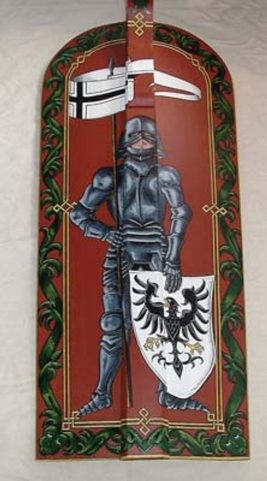 MEDIEVAL PAVISE - PAINTED BY HAND