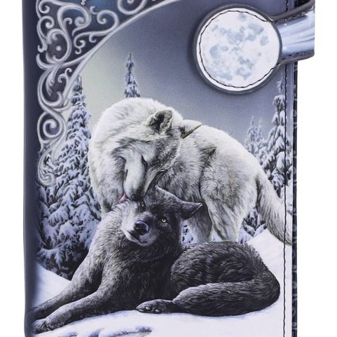 SNOW KISSES EMBOSSED PURSE 18.5CM