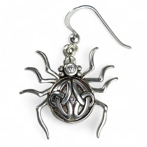 SPIDER SILVER EARRINGS