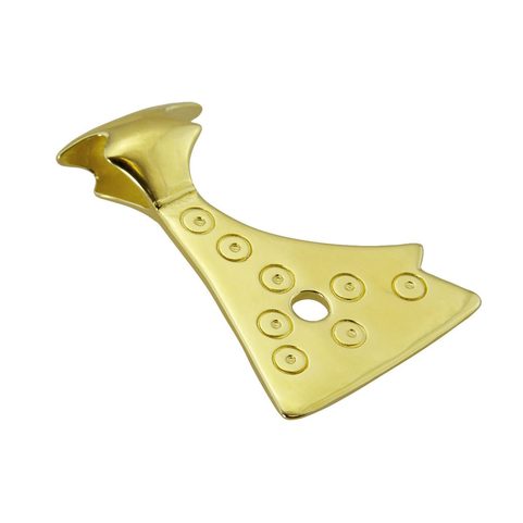 AXE OF PERUN, SLAVIC PENDANT, 14K GOLD
