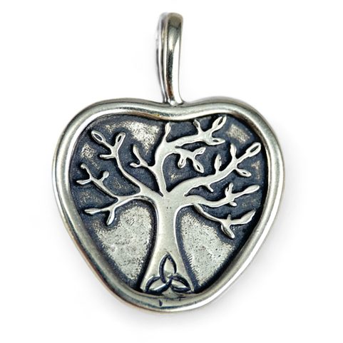 APPLE TREE, PENDANT, SILVER