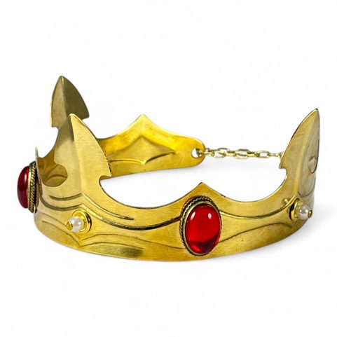 CAROLUS, MAGNIFICENT MEDIEVAL CROWN, GLASS